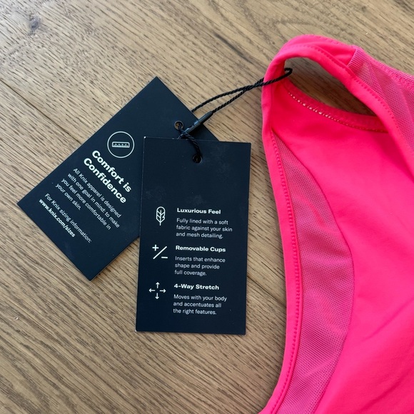 Knix High Energy Bikini Top - Hot Pink - Size L - NWT - Picture 6 of 6